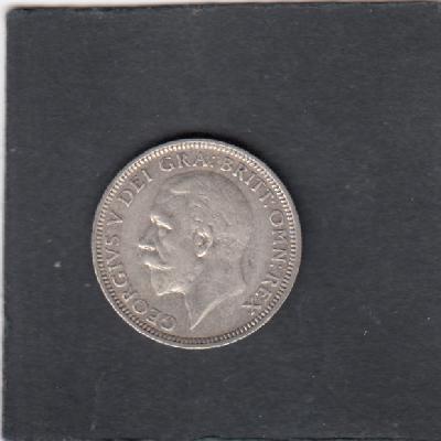 Beschrijving: 1 Shilling  GEORGIUS V